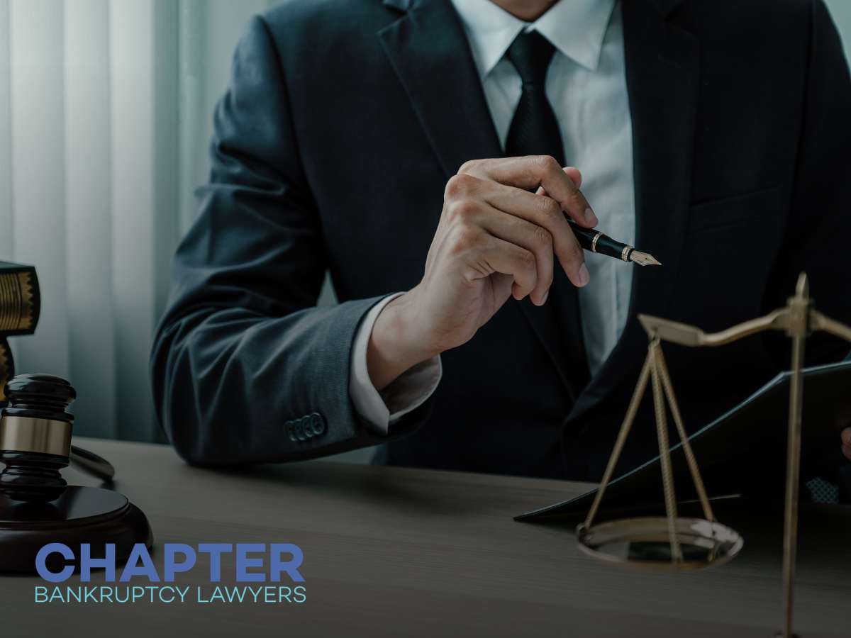 Bankruptcy lawyer reviewing documents at Chapter Bankruptcy Lawyers in Mesa, Arizona
